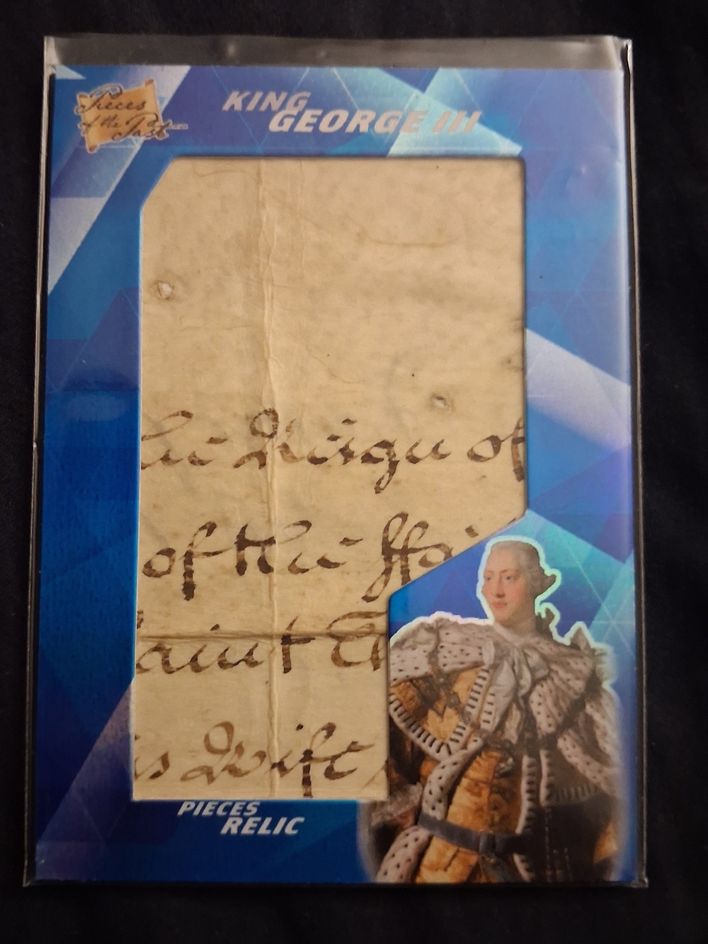 Authentic Handwritten King George III Collectible Relic Rare Collectible